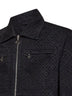 Black cotton denim Monogram jacket