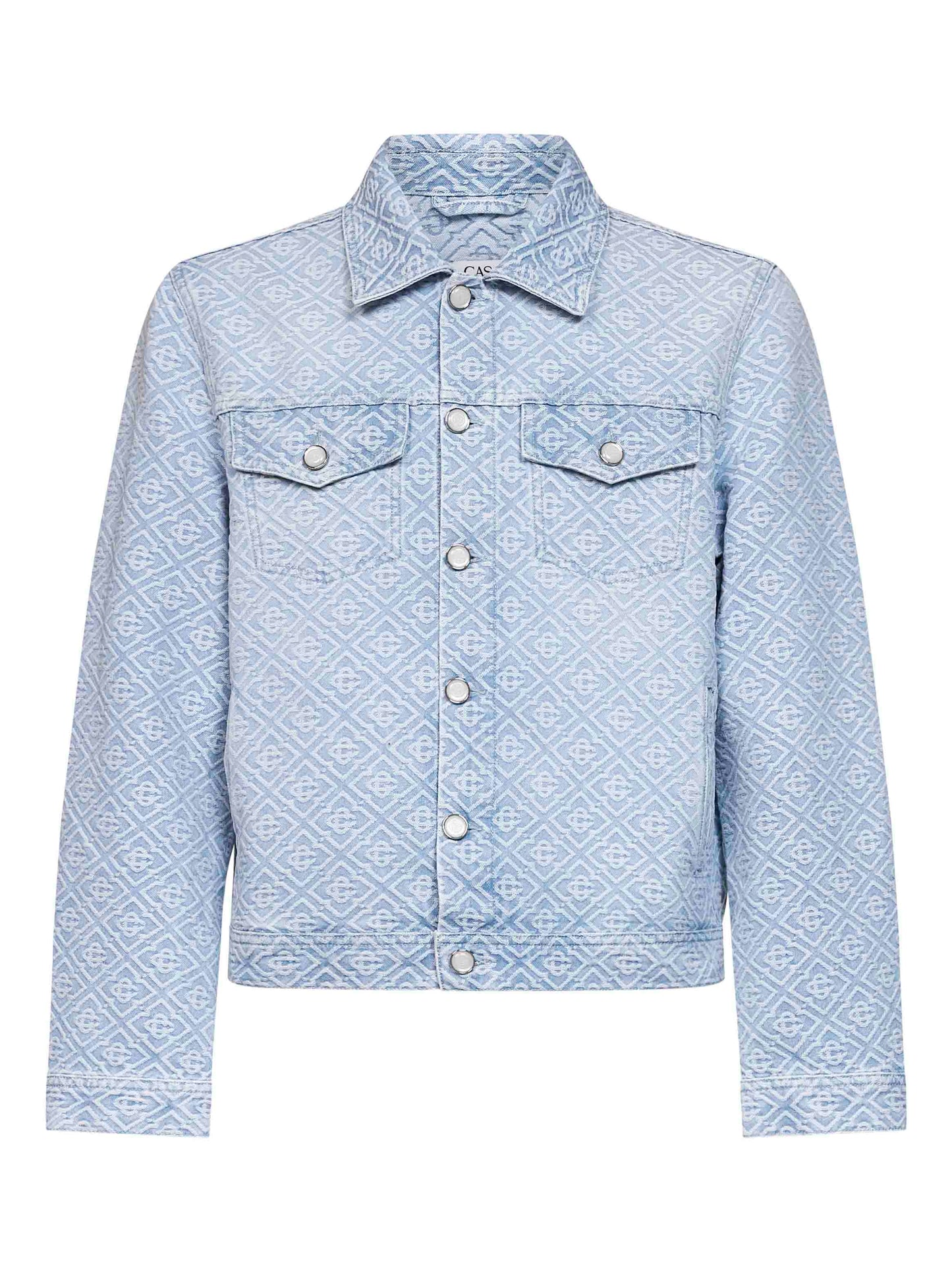 Light blue denim Washed Monogram jacket