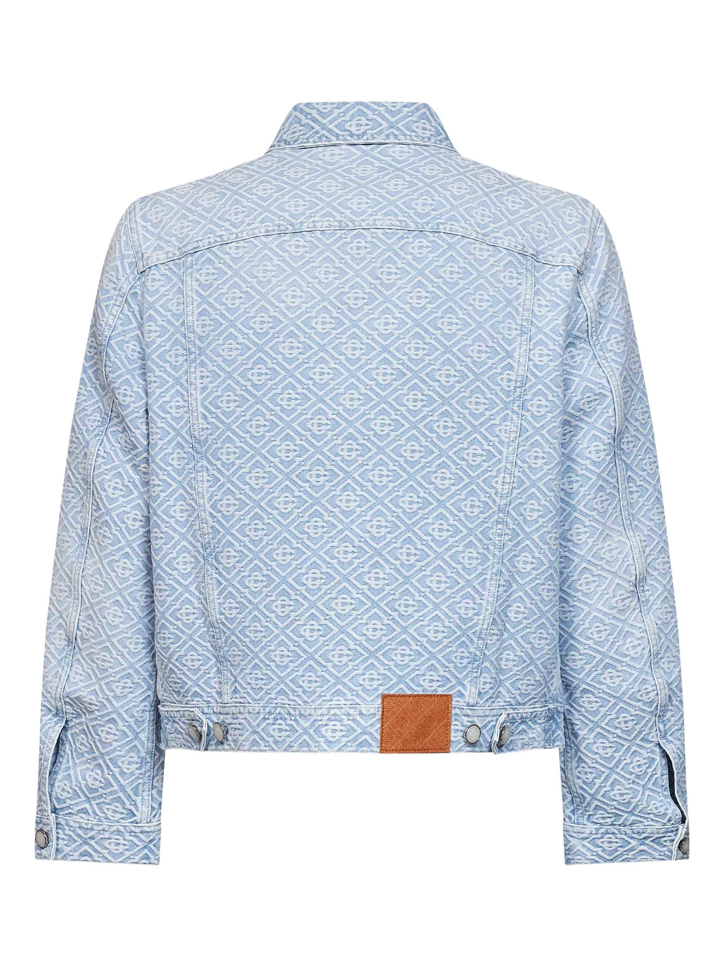Light blue denim Washed Monogram jacket
