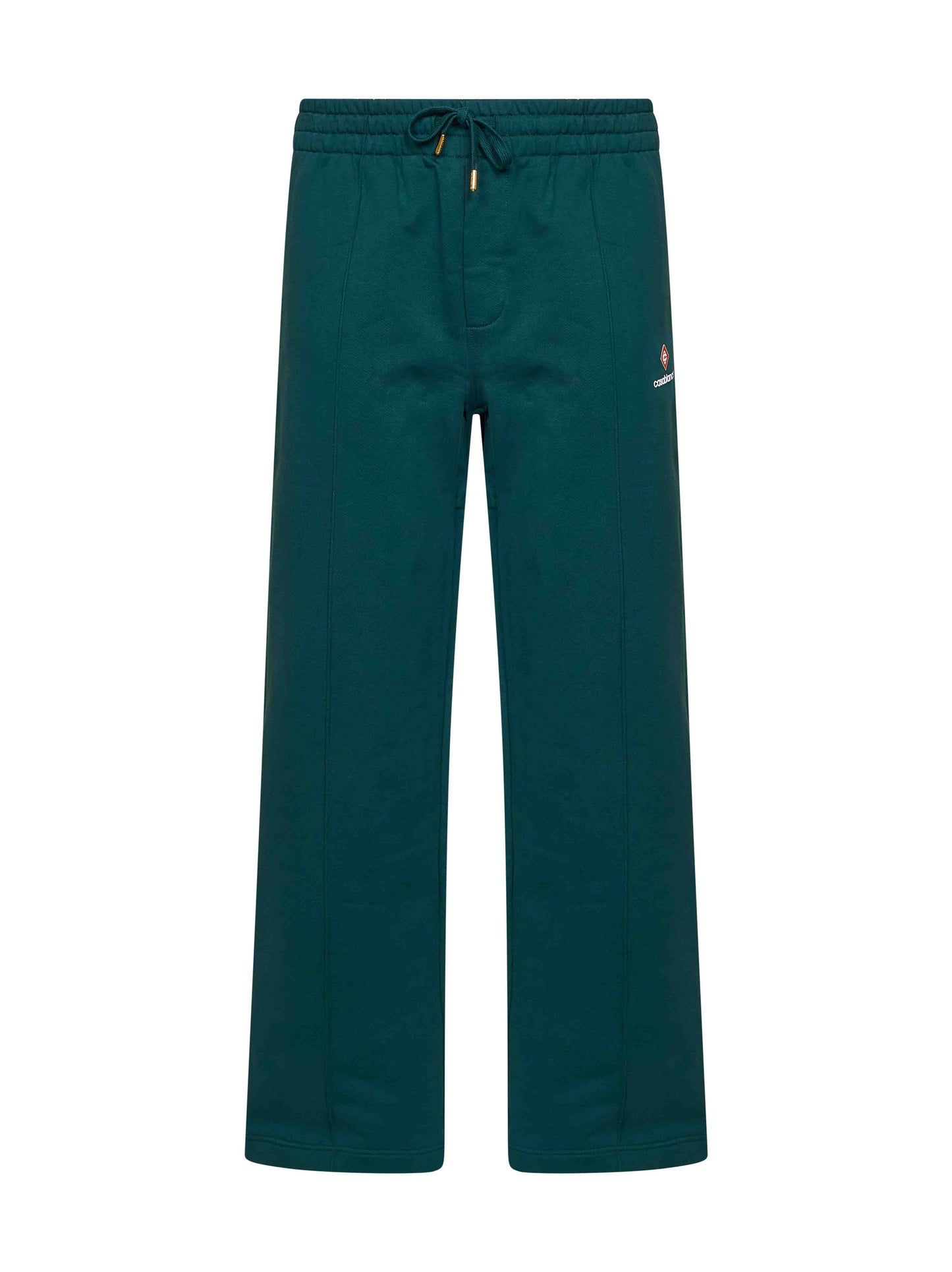 Green loopback cotton Casablanca Sport Type classic joggers