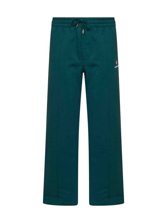 Green loopback cotton Casablanca Sport Type classic joggers