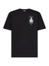 Black cotton jersey Hotel Emblem T-shirt