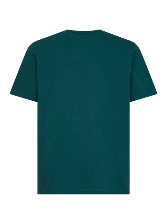 T-shirt Casablanca Sport Type in jersey di cotone verde