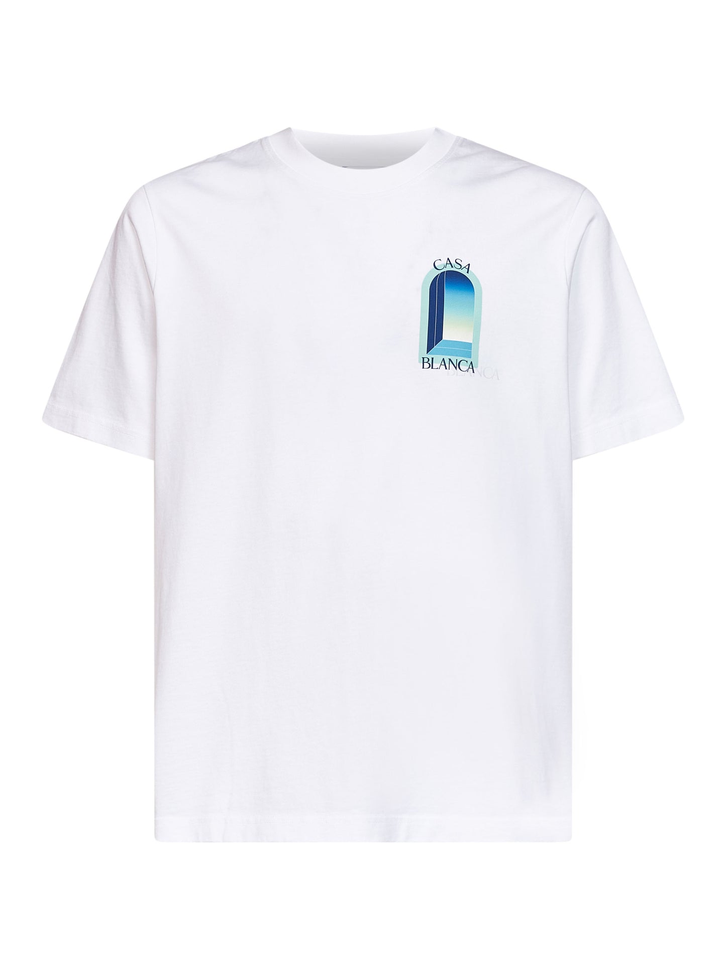 T-shirt Gradient L'Arche in jersey di cotone bianco