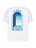 T-shirt Gradient L'Arche in jersey di cotone bianco