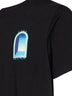 Black cotton jersey Gradient L'Arche T-shirt