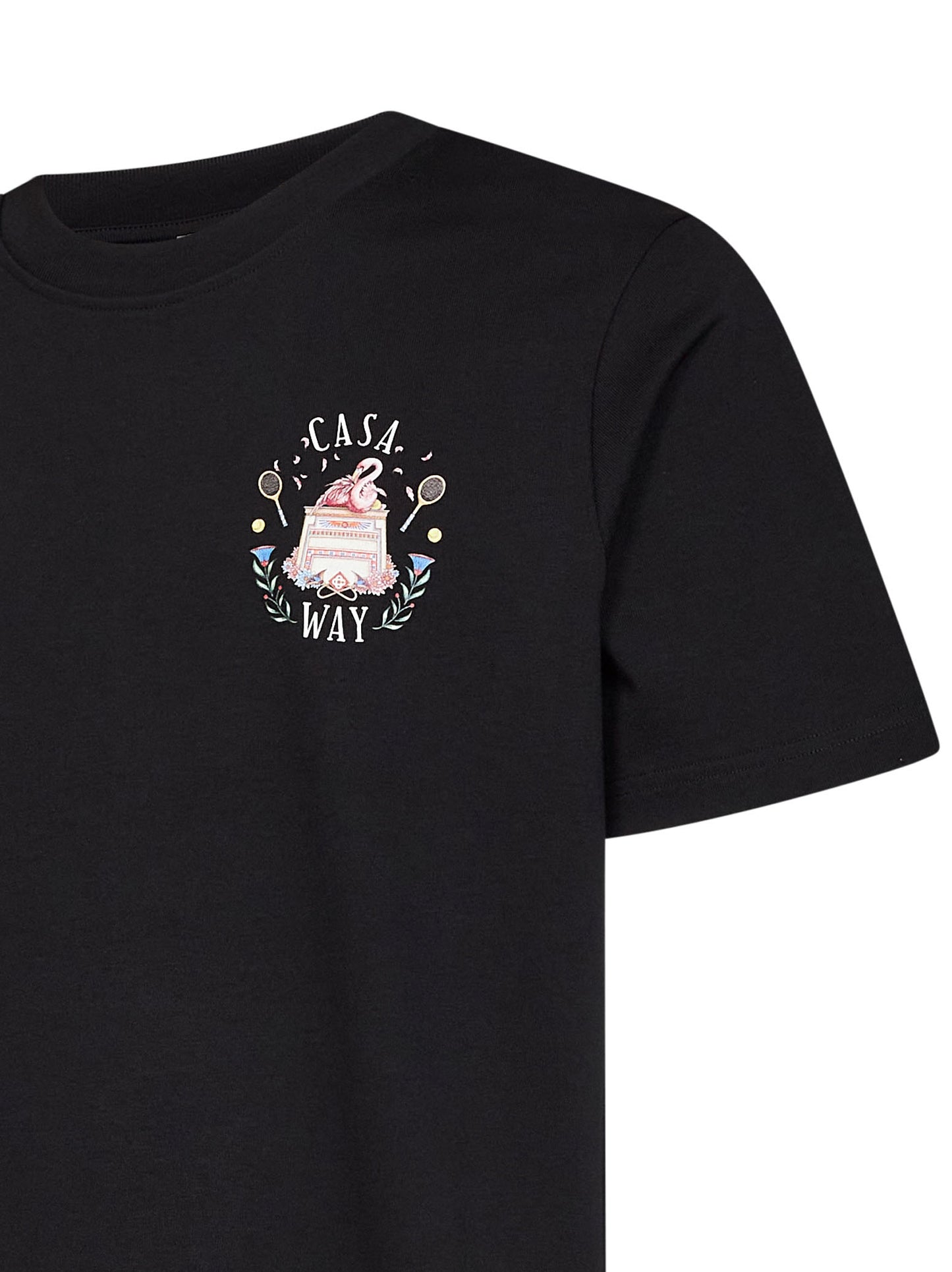 Black cotton jersey Casa Way T-shirt