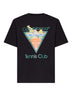 Black jersey Tennis Club Icon Pyramid Abduction T-shirt