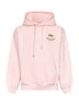 Felpa con cappuccio ricamata Laduree x Casablanca in cotone rosa