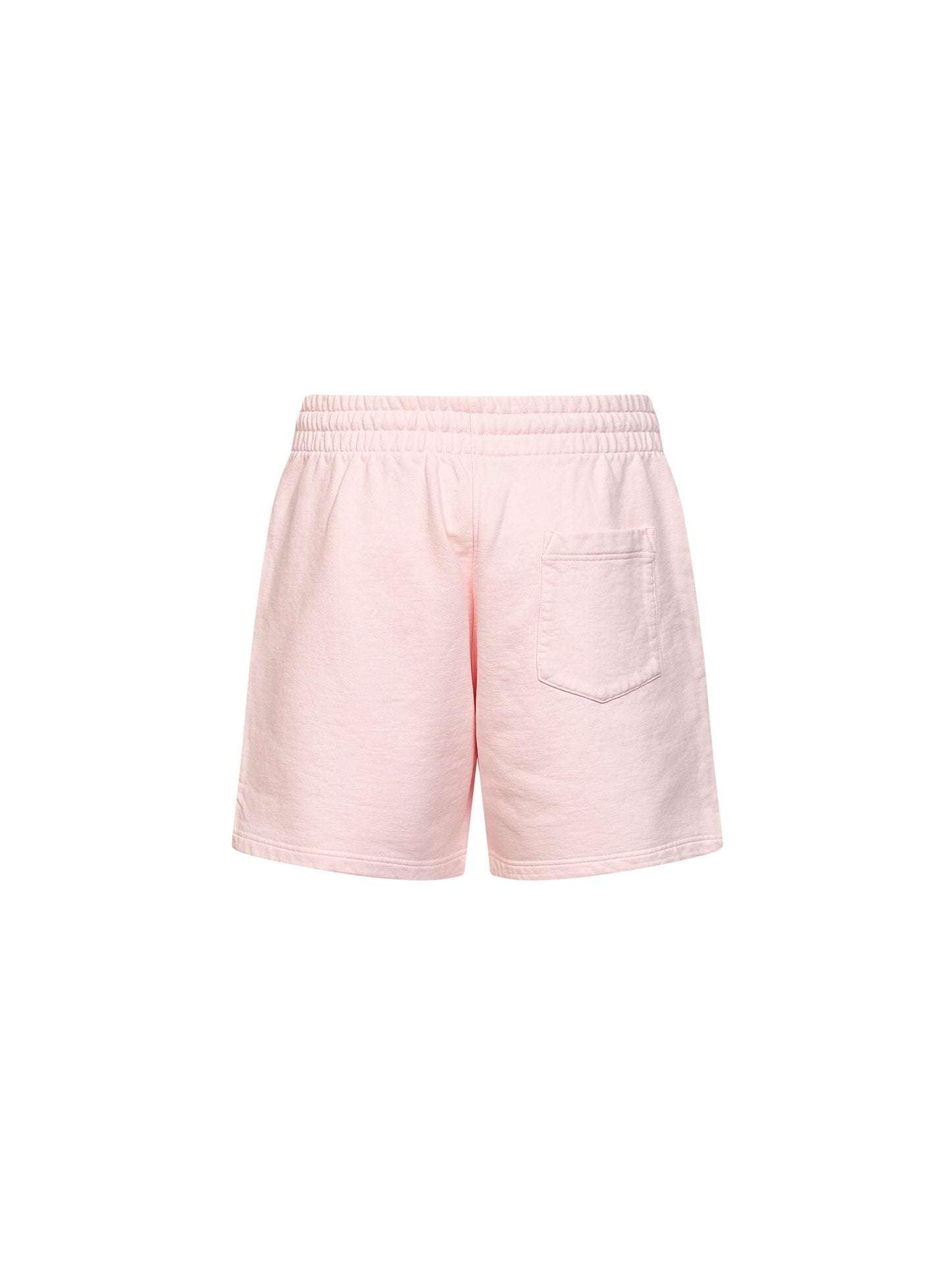 Pink cotton Laduree x Casablanca embroidered shorts