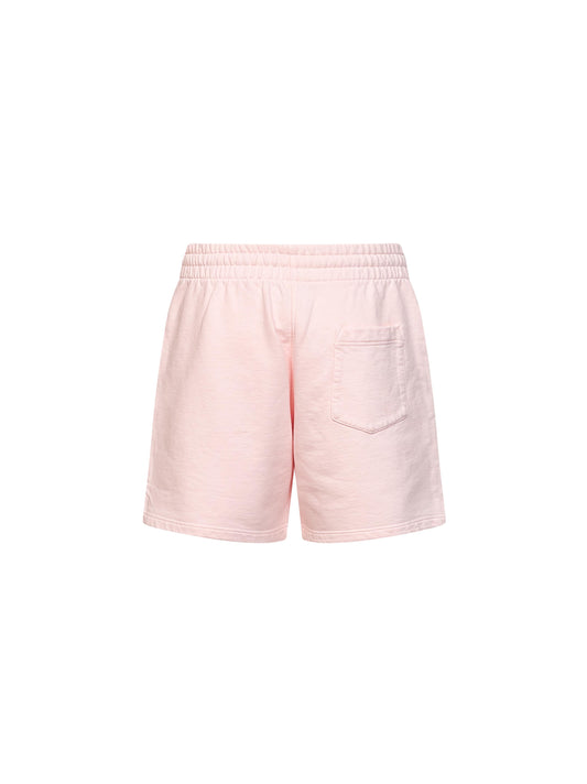 Pink cotton Laduree x Casablanca embroidered shorts