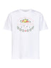 White cotton jersey Laduree x Casablanca T-shirt