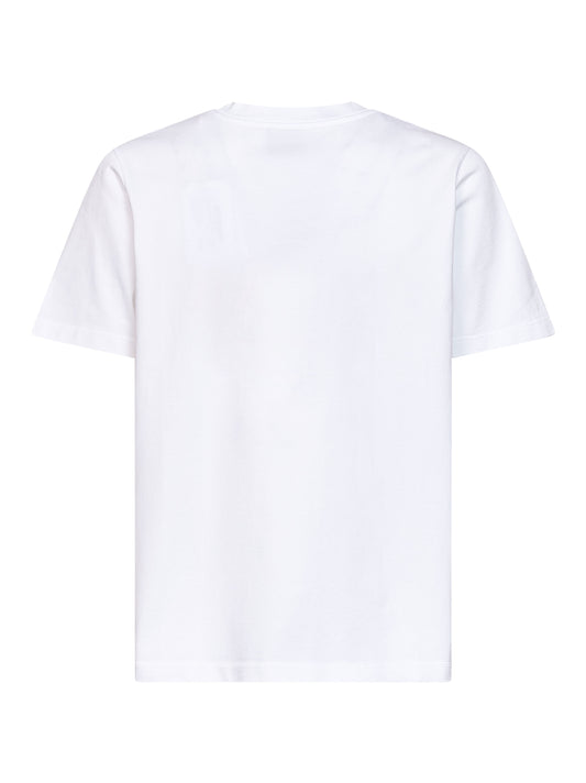 White cotton jersey Laduree x Casablanca T-shirt