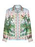 Multicolor Laduree x Casablanca printed silk shirt