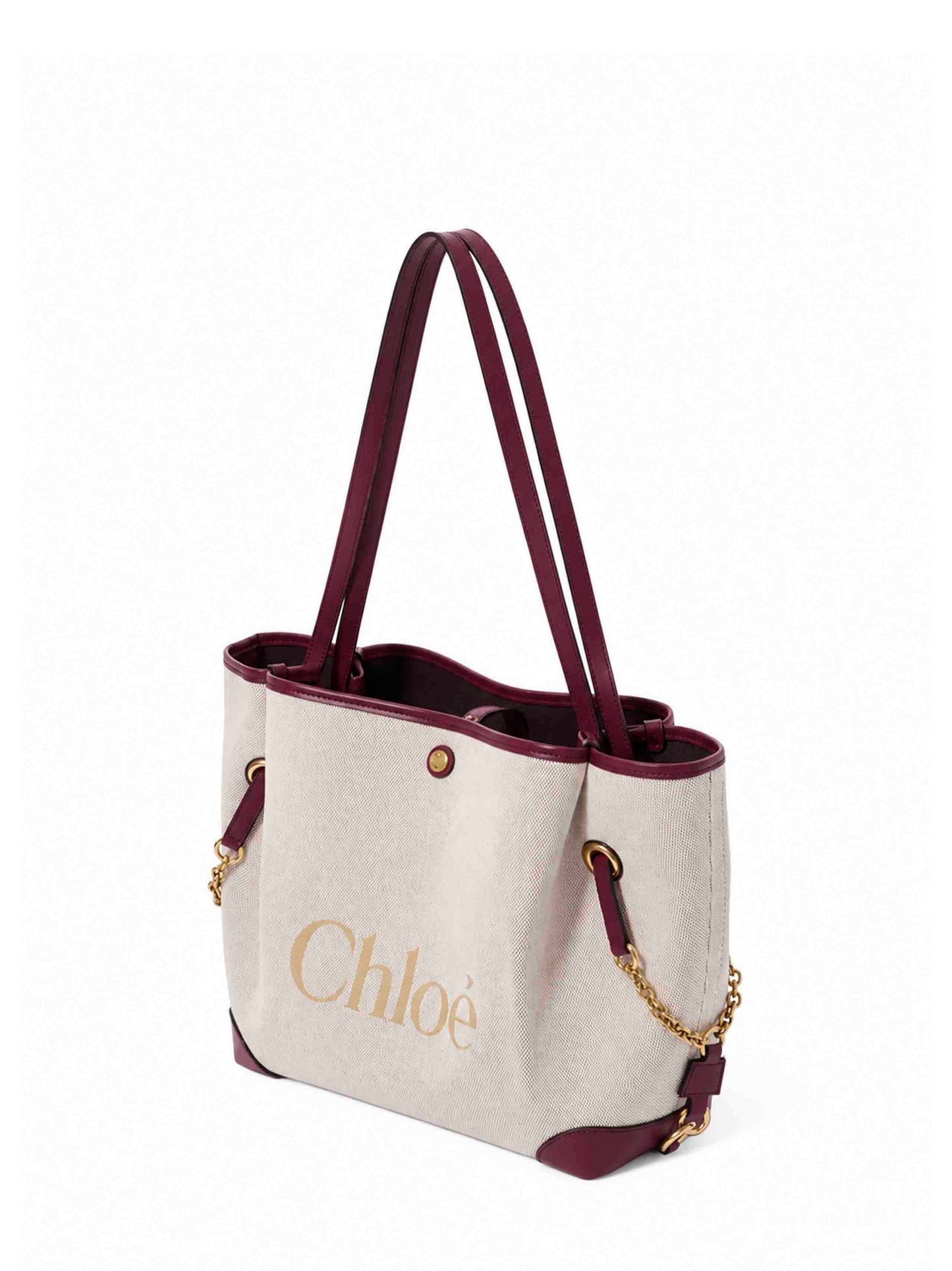 Borsa a spalla Chloé Clover marrone