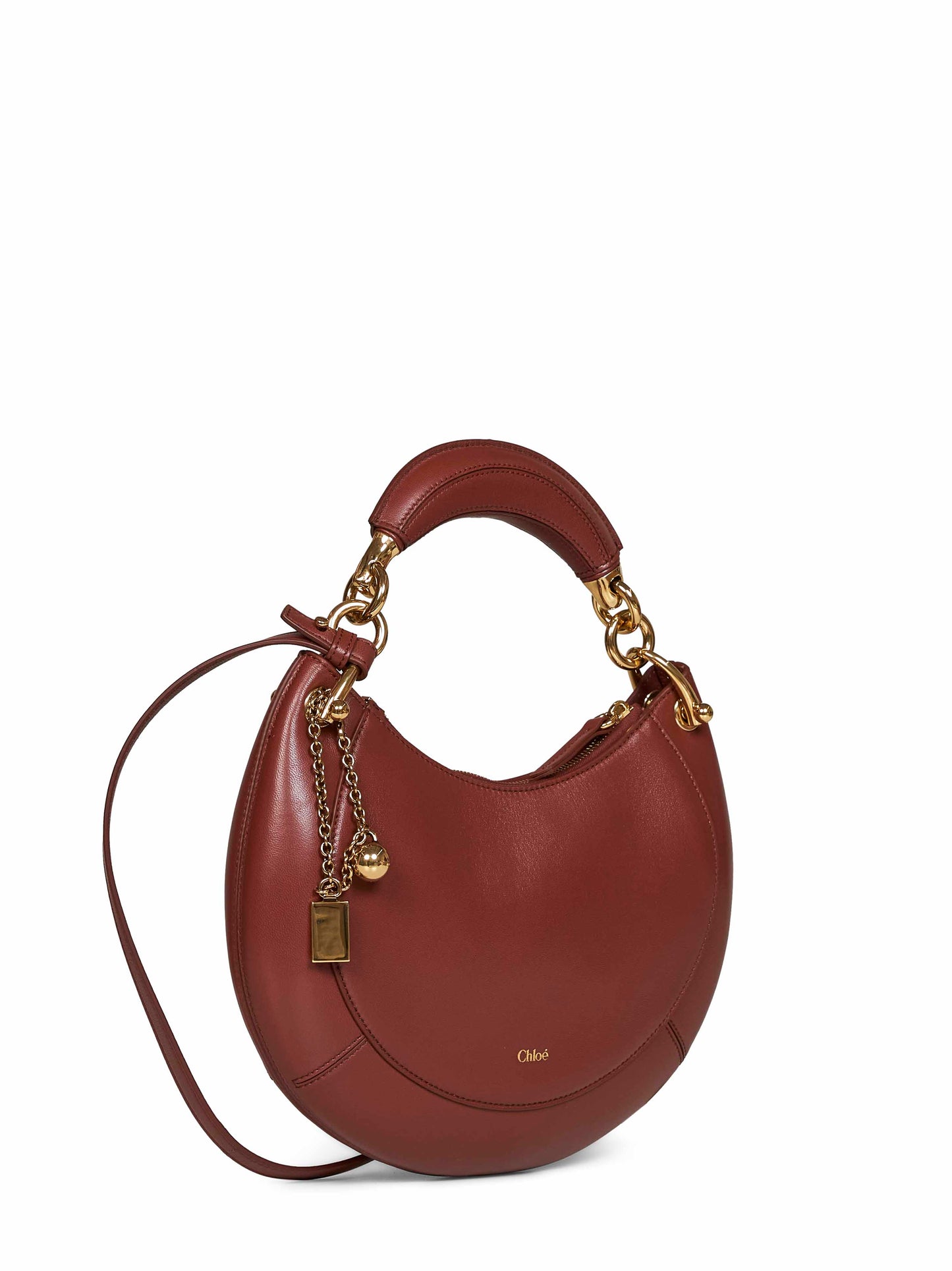 Borsa hobo Banana Small marrone