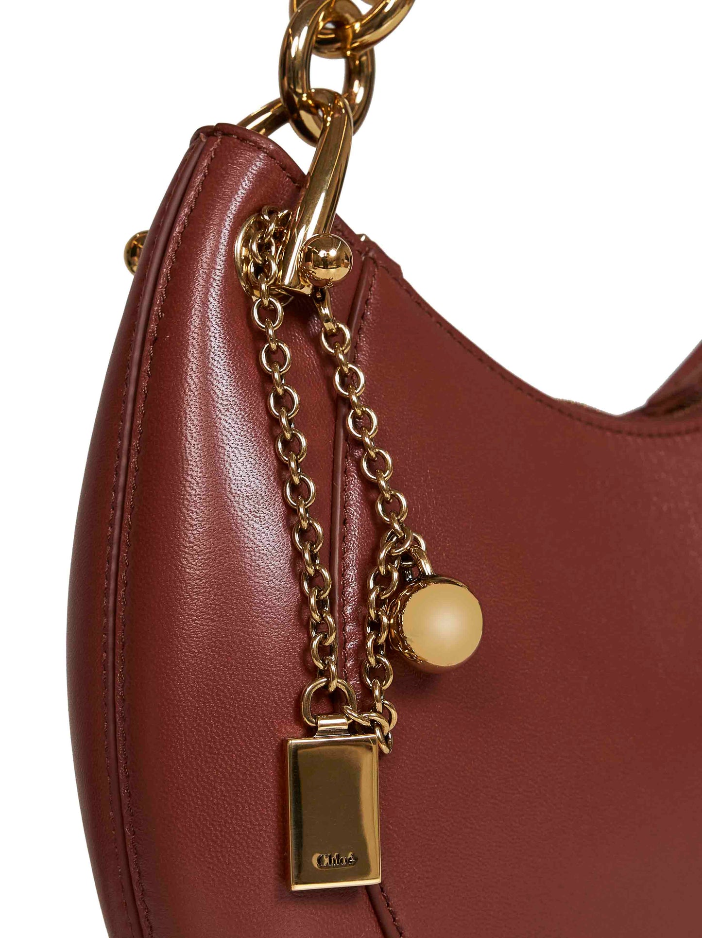 Borsa hobo Banana Small marrone