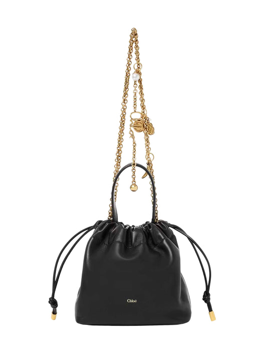 Black Chloé Icons mini shoulder bag with chain