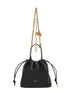 Borsa a spalla mini con catena Chloé Icons nera