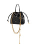Borsa a spalla mini con catena Chloé Icons nera
