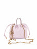 Borsa a spalla mini con catena Chloé Icons lilla chiaro