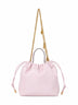 Borsa a spalla mini con catena Chloé Icons lilla chiaro