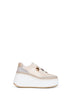 Dove grey Nama wedge sneakers