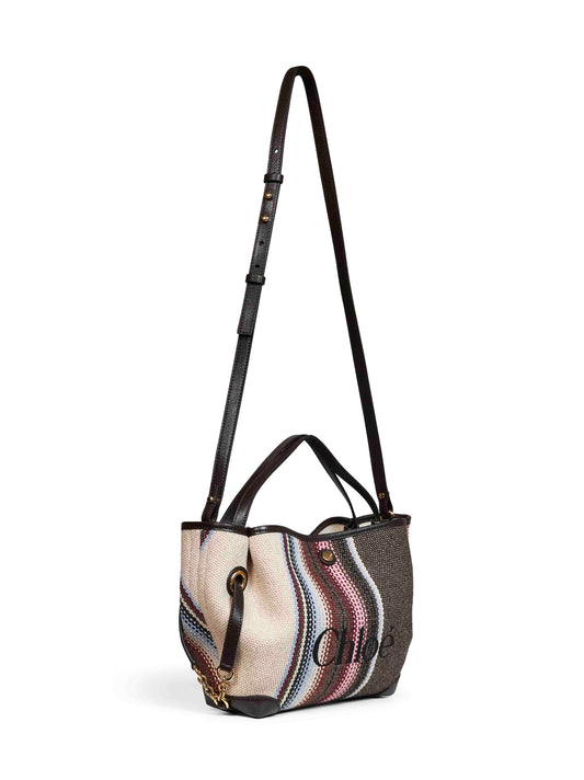 Borsa a spalla piccola Chloé Clover multicolore