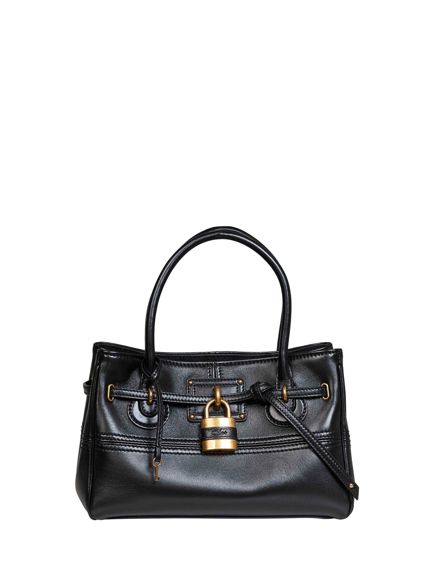 Borsa con manico superiore Paddington Sling piccola nera