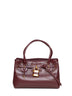 Burnt red small Paddington Sling top-handle bag<BR/>