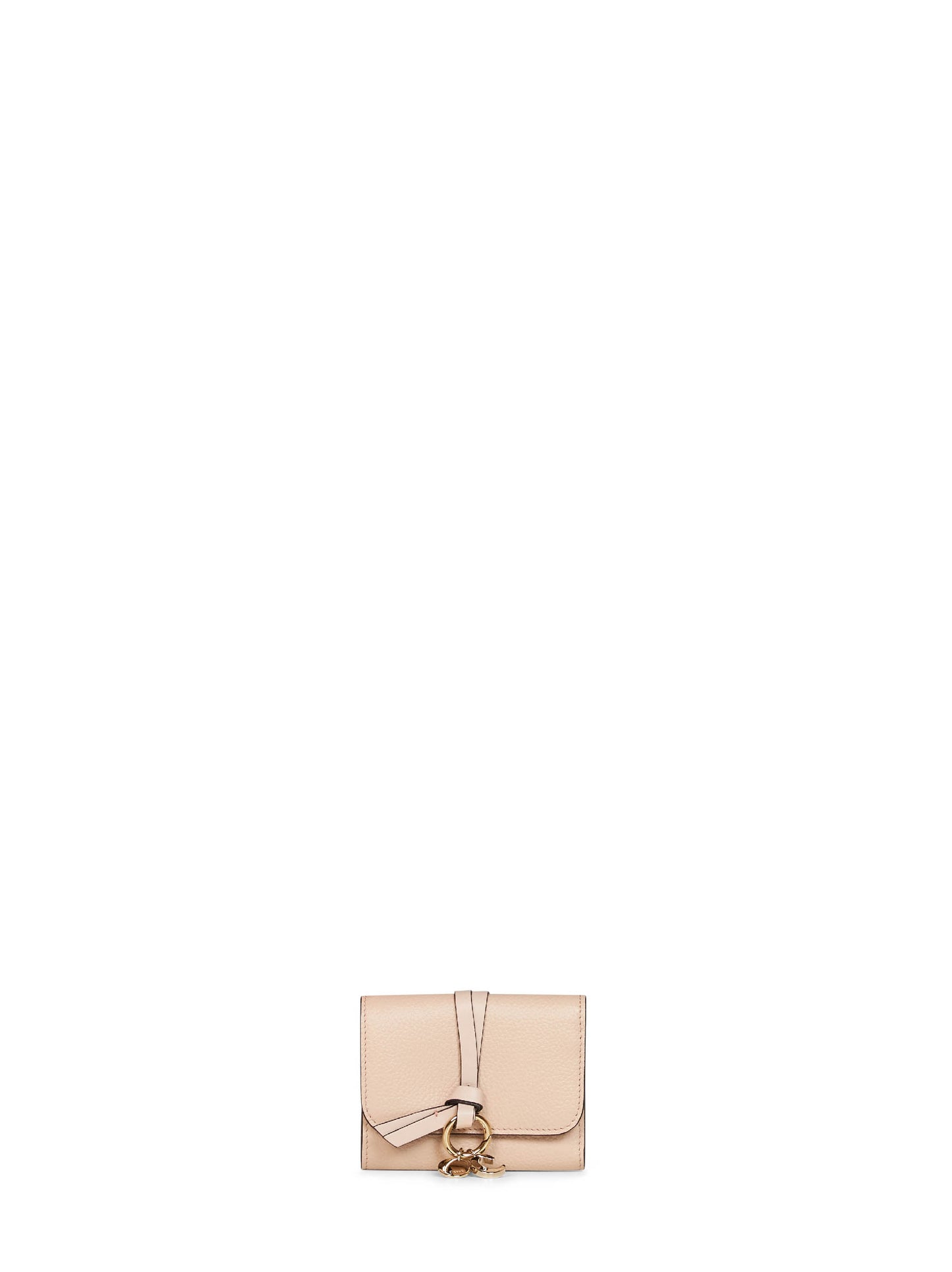 Portafoglio trifold piccolo Alphabet rosa