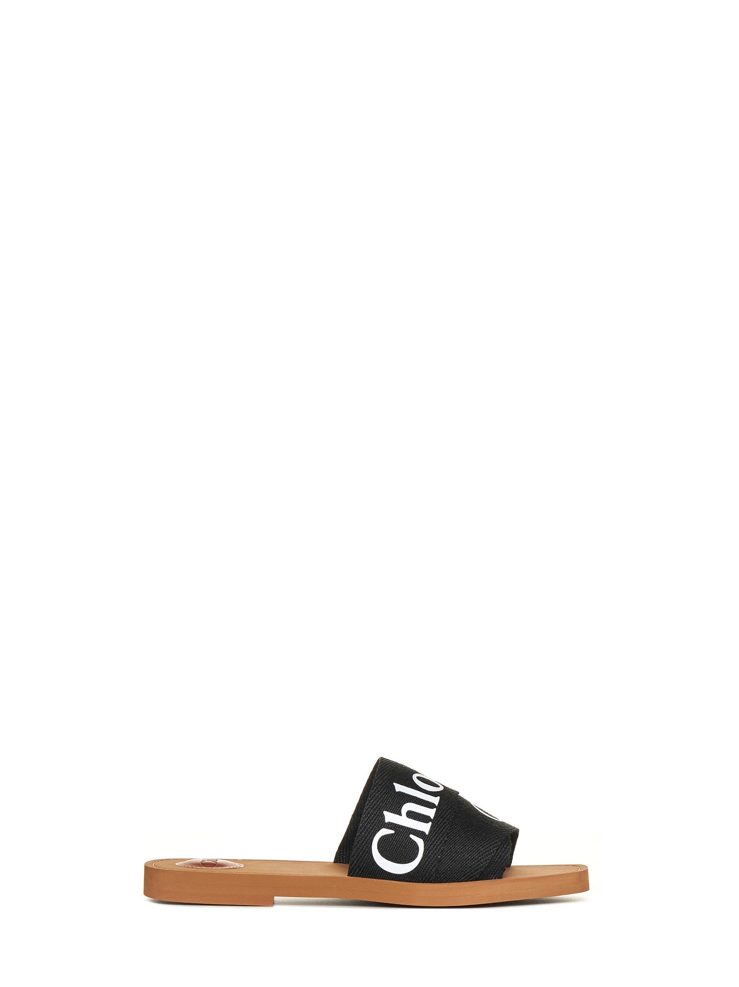 Woody linen flat sandals