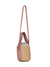 Borsa a cesto piccola Woody torrone