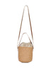 Beige Woody small basket bag