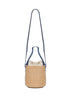 Borsa a spalla e a mano Chloé Iconic blu cenere