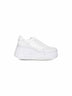 White Nama wedge sneakers