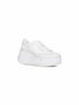 White Nama wedge sneakers