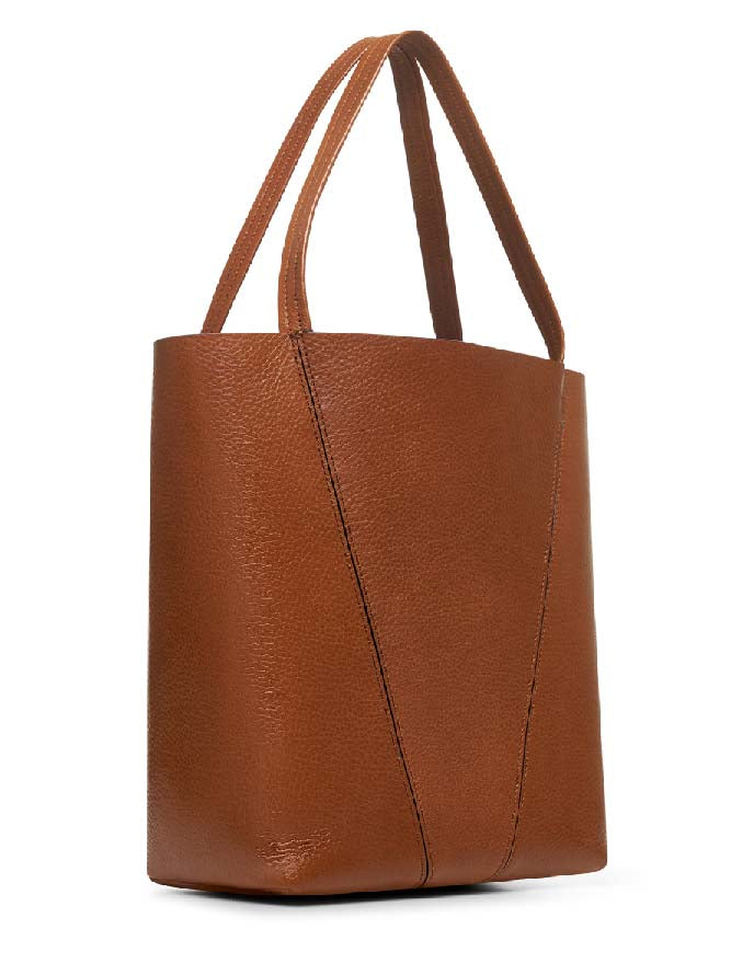 Clay brown Chloé Spin tote bag