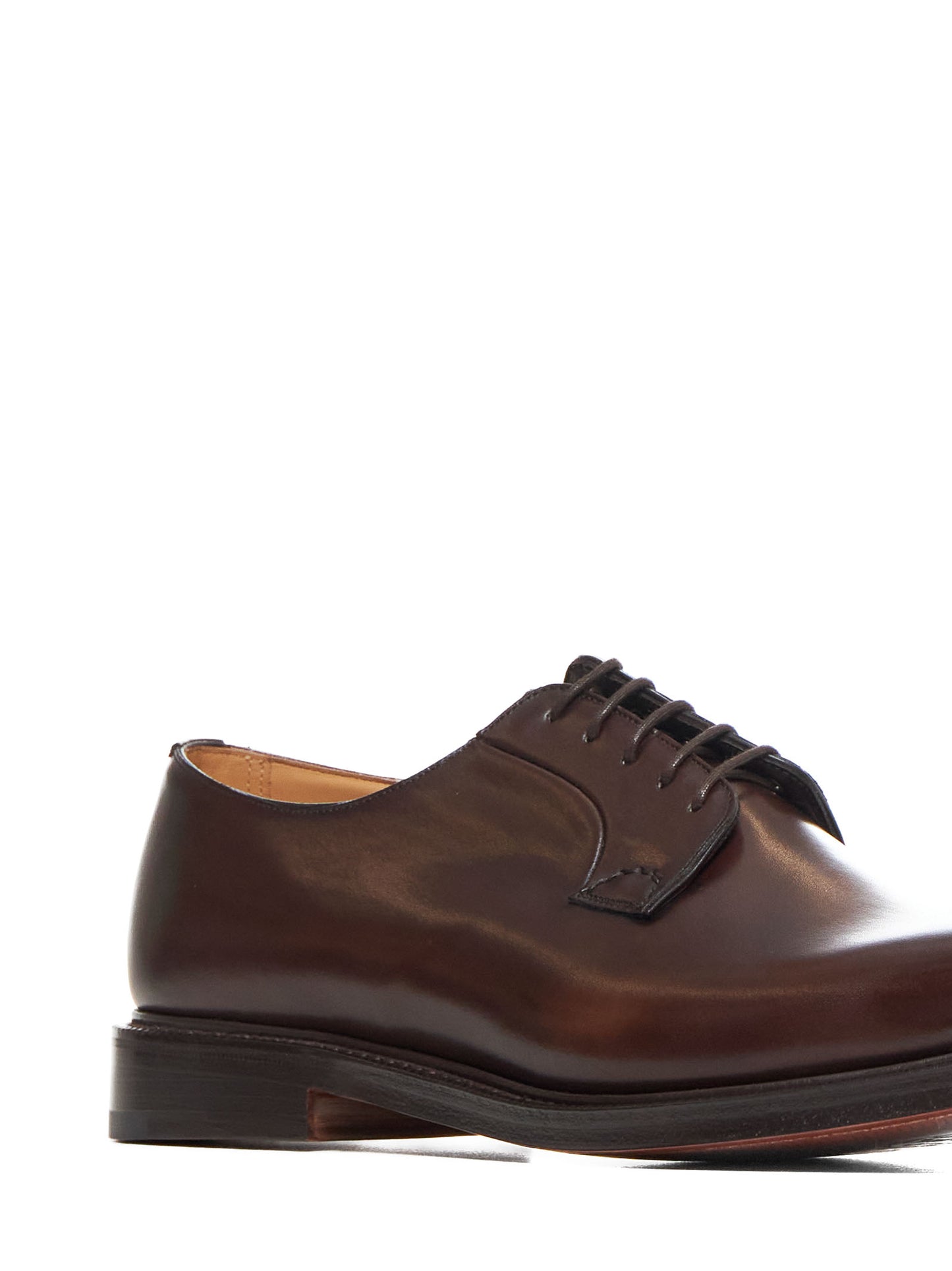 Shannon leather derby shoes