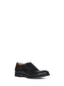 Black brushed leather Skipton Brogue Oxford shoes