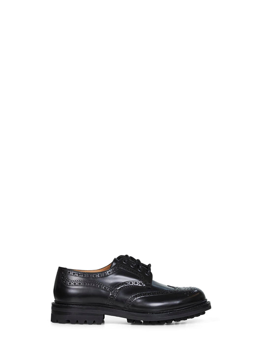 Black leather Mc Pherson LW Derby