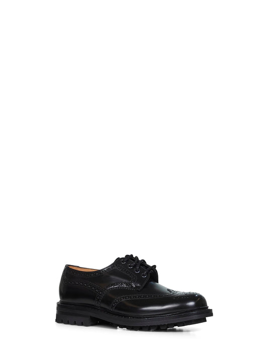 Black leather Mc Pherson LW Derby