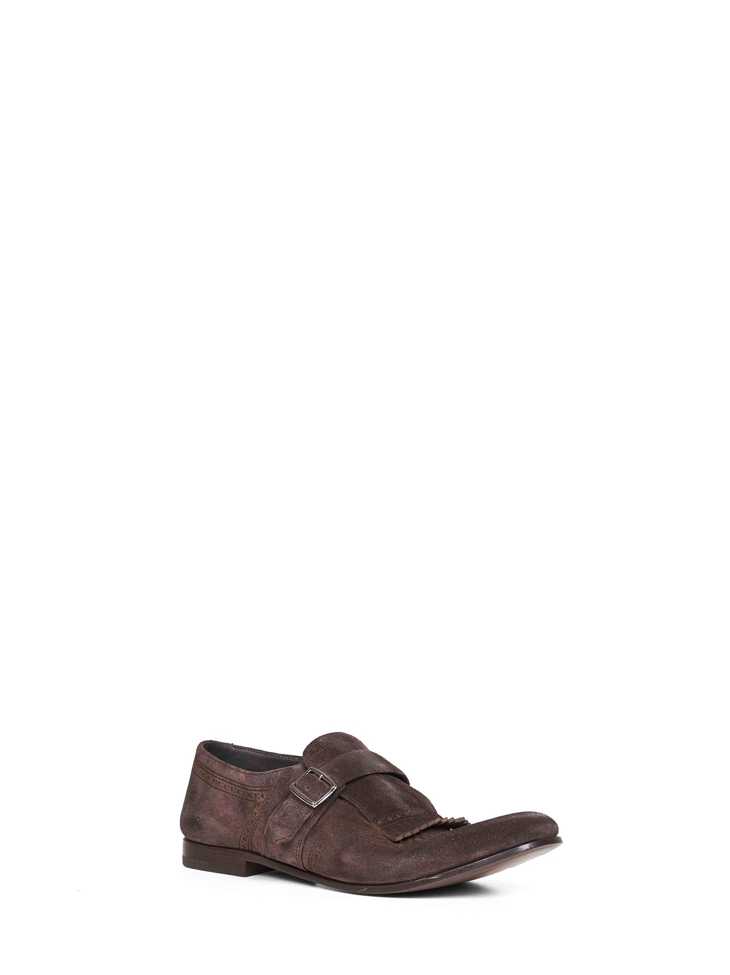 Ebony Shangai buckle loafer