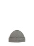 Mud English rib stitch knit extra-fine merino wool beanie