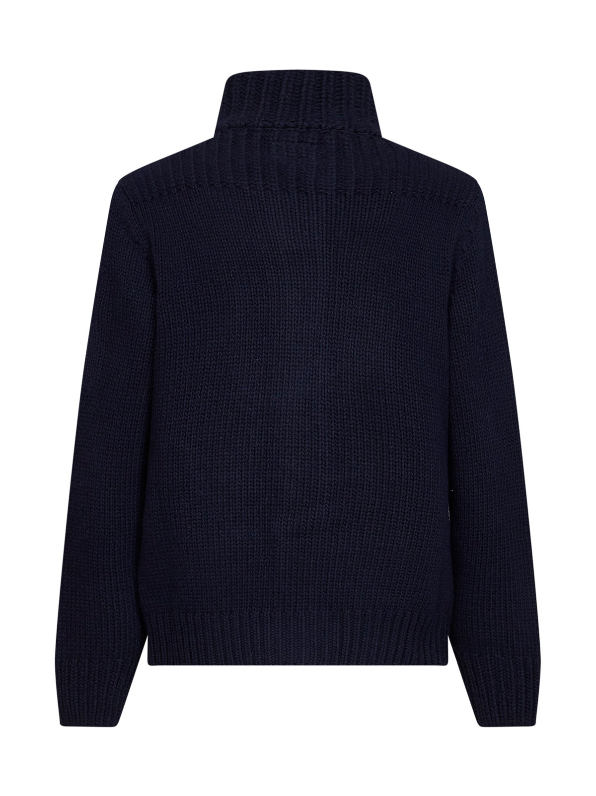 Cardigan Lens in Lambswool GRS blu