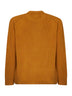 Maglione girocollo Lens in ciniglia di cotone giallo ocra