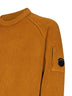Maglione girocollo Lens in ciniglia di cotone giallo ocra
