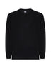 Black Lambswool GRS Crewneck Lens sweater