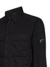 Overshirt Lens in gabardina di cotone organico nero