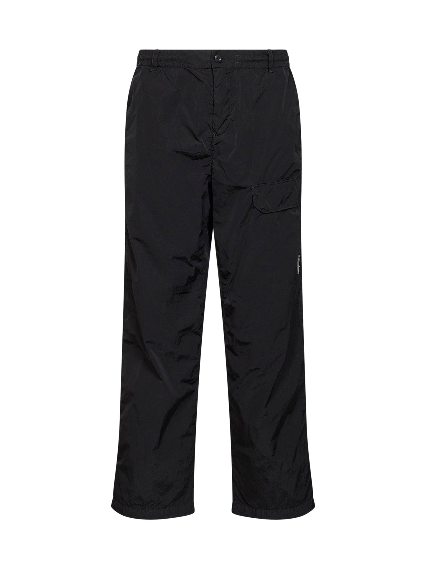 Pantaloni cargo Lens in Chrome-R nero
